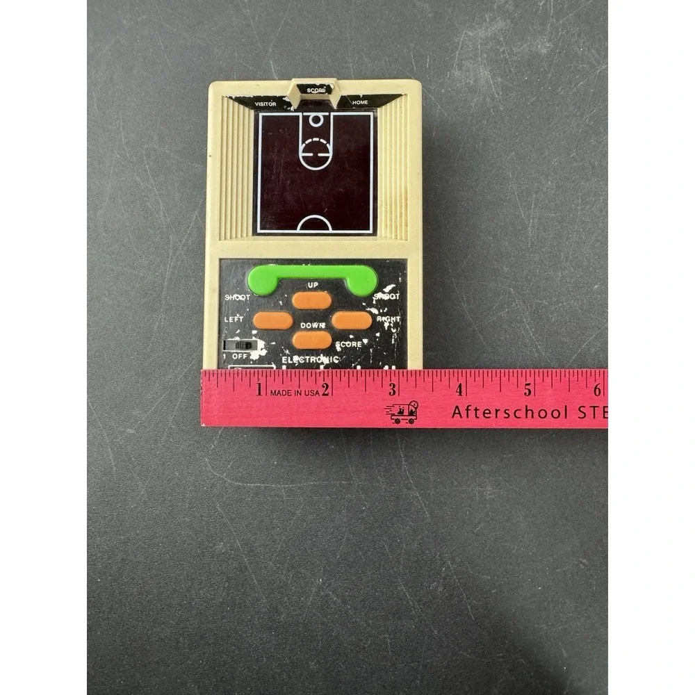 Vintage Sears Electronic Basketball Handheld Game Retro Portable LCD Toy‎